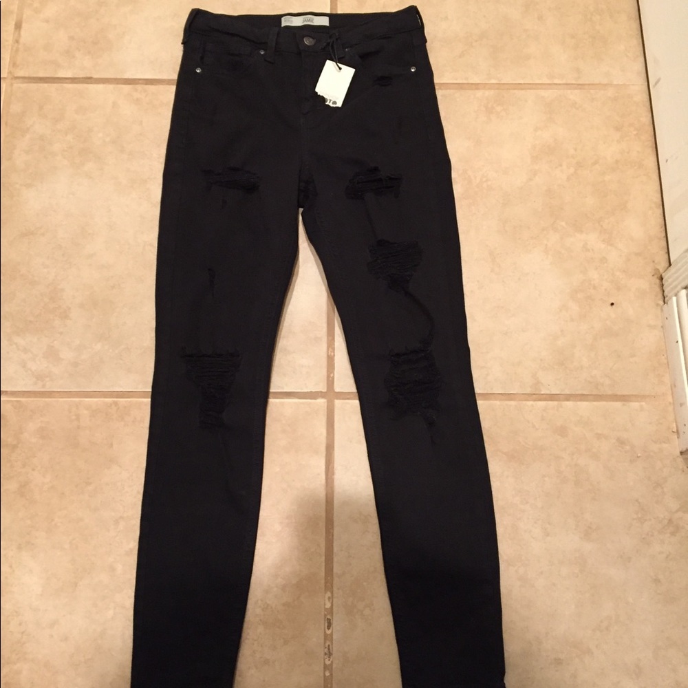 Topshop Jamie black jeans